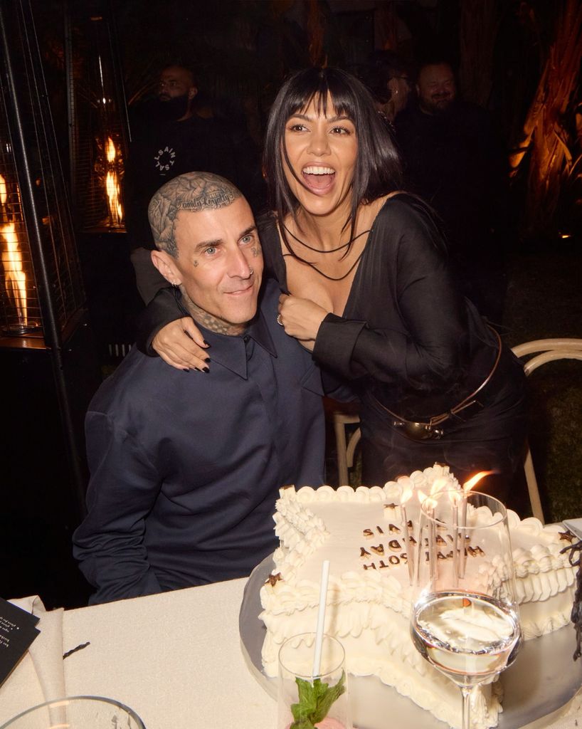 La pareja celebrando los 50 años del músico