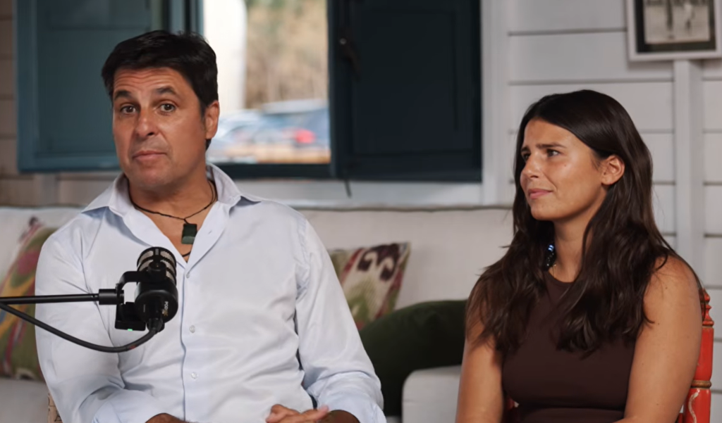 Fran y Tana en un momento de la entrevista