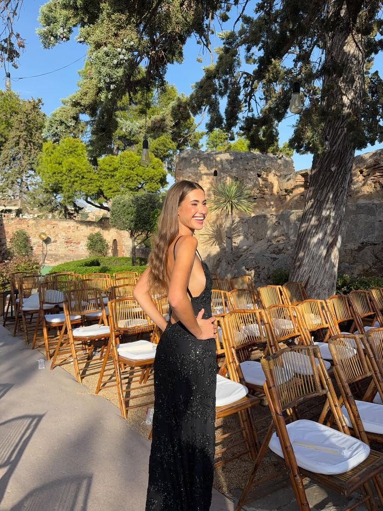 Marina Barrial en la boda de Natalia Palacios