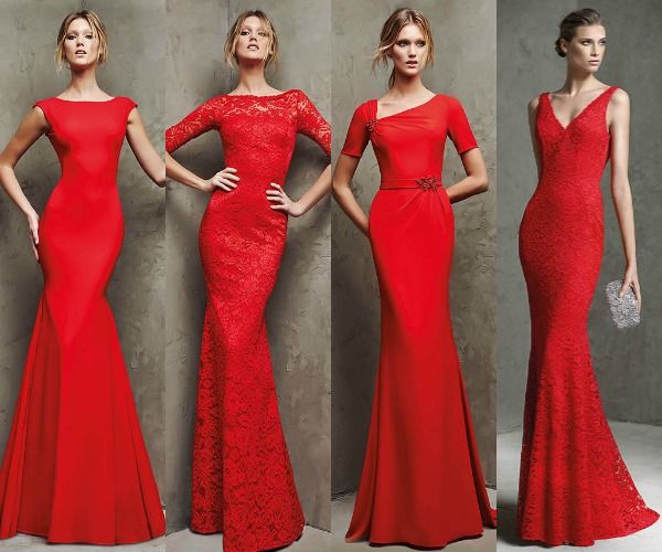 Vestidos de las colecciones de ceremonia y fiesta de Pronovias para 2016: Lasia (desde 410 €); Lamusa (desde 710 €); Lamiva (desde 550 €); Landa (desde 730 €).
