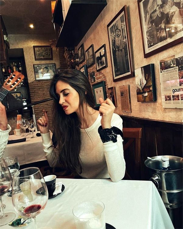 Sara Carbonero de cena