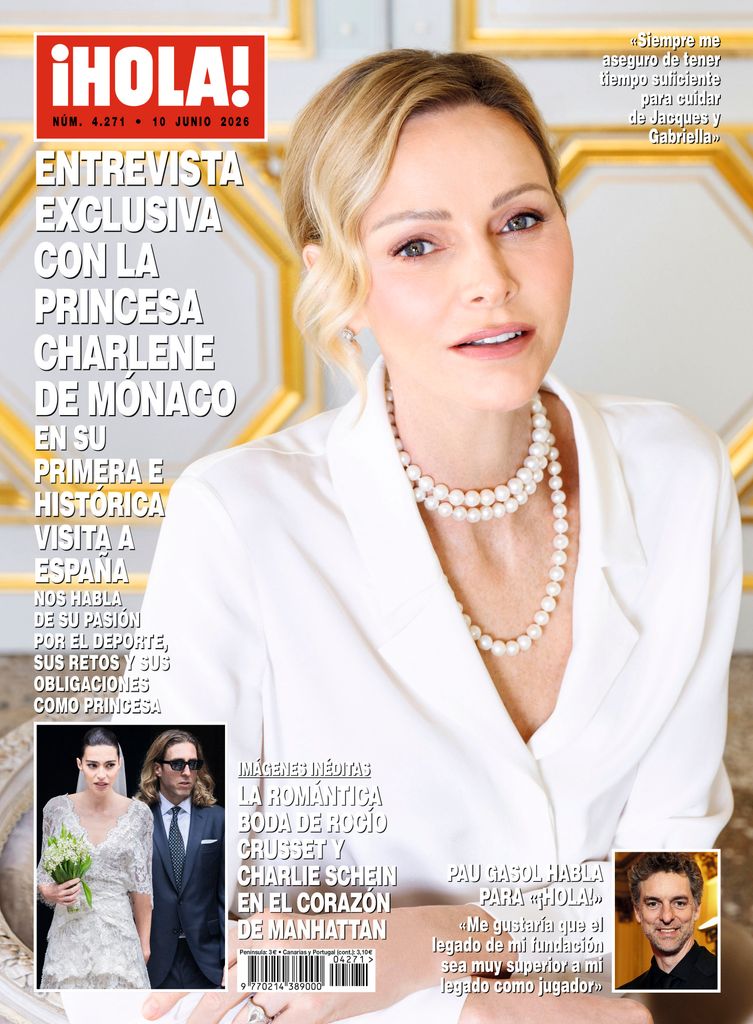 Charlene de Mónaco en la portada de ¡HOLA!