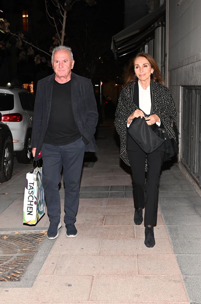 Víctor Manuel y Ana Belén llegan a la fiesta que celebra Boris Izaguirre con motivo de su 60 cumpleaños, a 29 de septiembre de 2025, en Madrid  