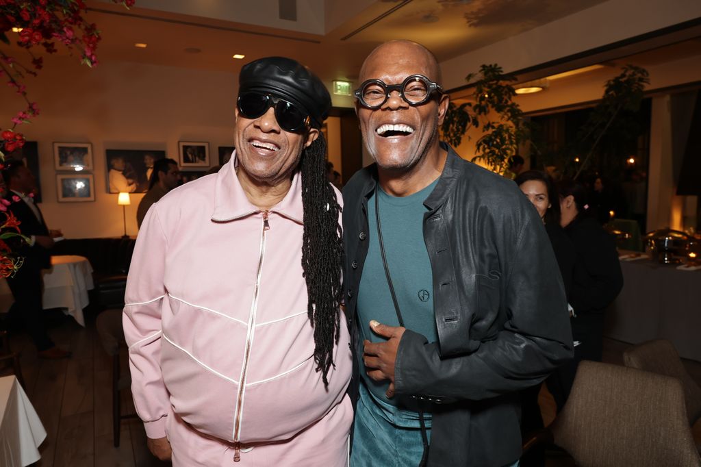 Stevie Wonder y Samuel L. Jackson, juntos en Beverly Hills