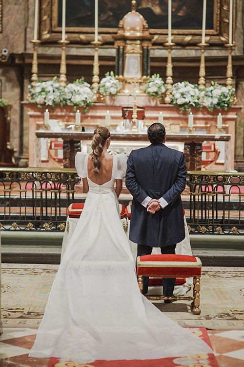 Boda religiosa en una iglesia de Madrid