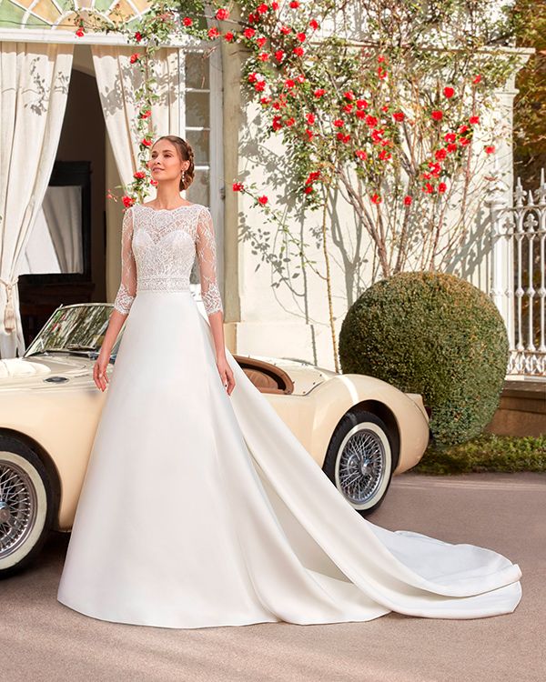 Vestido de novia de princesa de Aire Barcelona