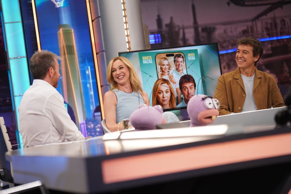 Marta Hazas y Javier Veiga en 'El Hormiguero'