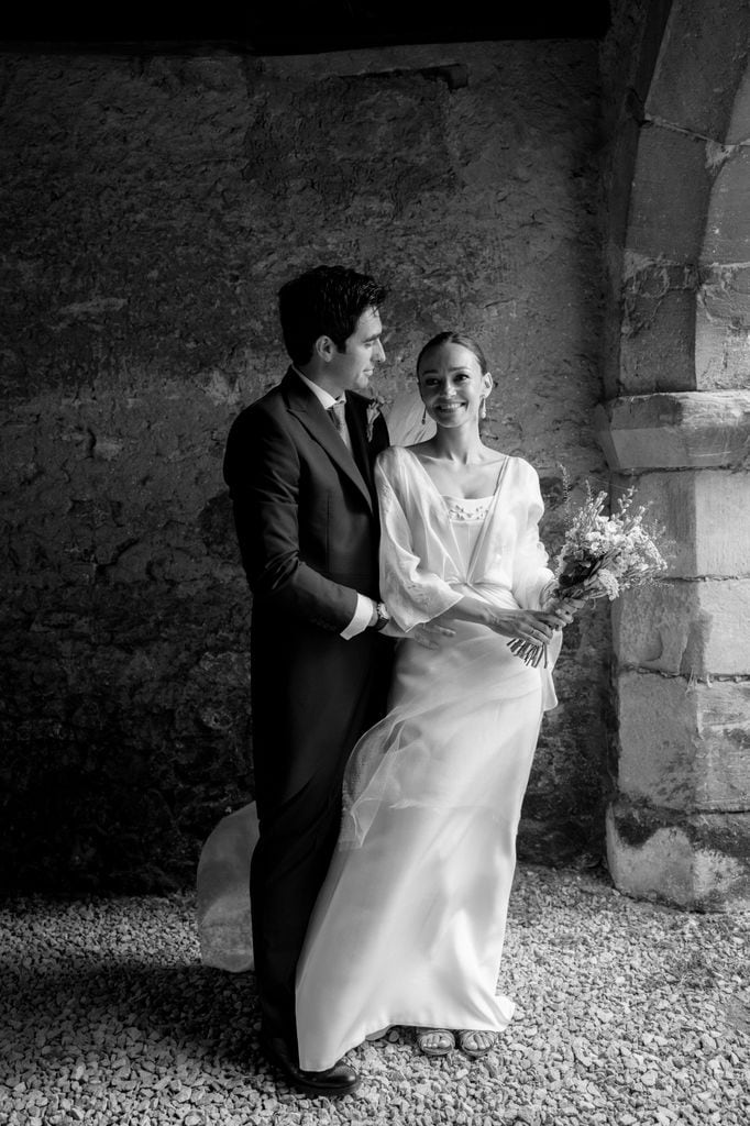 Abrigo de novia rústico