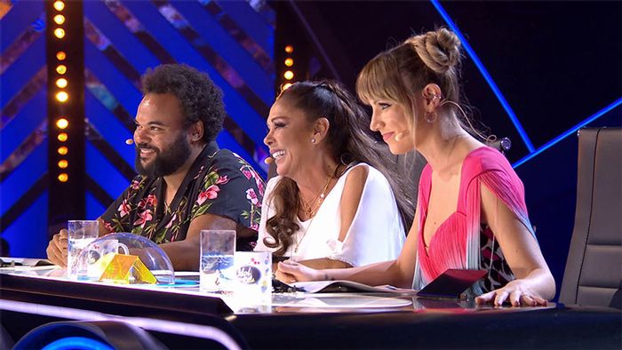 Isabel Pantoja, Carlos Jean y Edurne en Idol Kids