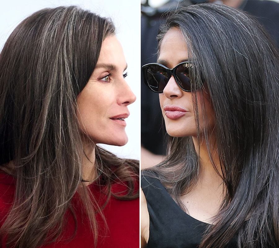 Salma Hayek y la reina Letizia