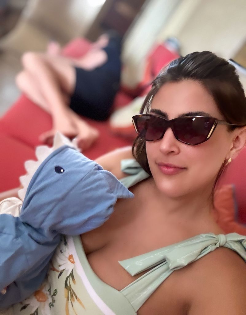 Sofía Rivera Torres disfrutó de sus primeras vacaciones como mamá