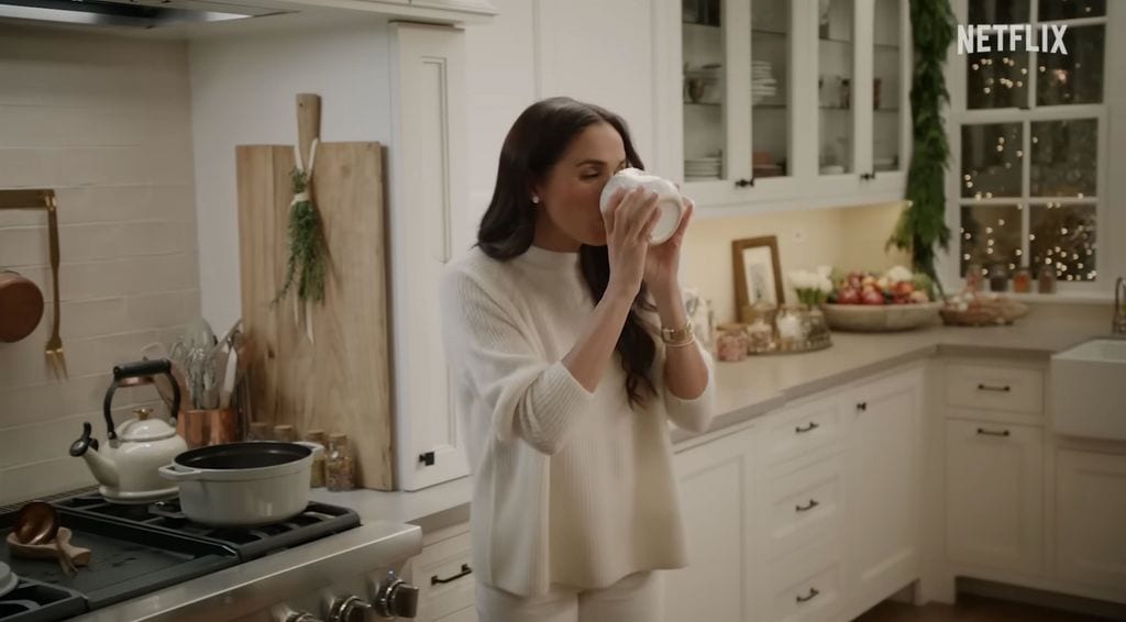 Meghan Markle en el especial de navidad 'With Love, Meghan: Holiday Celebration', 2025, en Netflix.