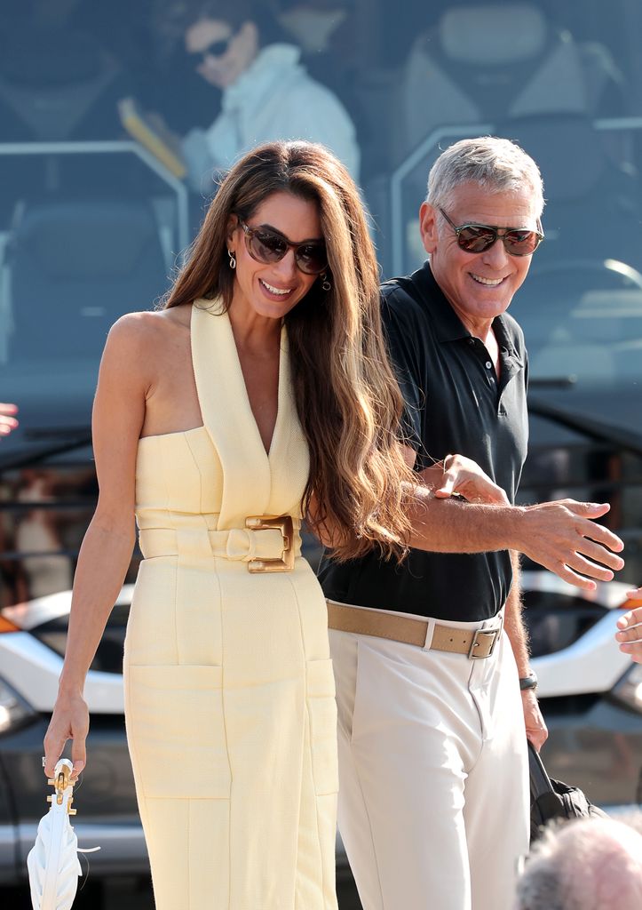 George y Amal Clooney