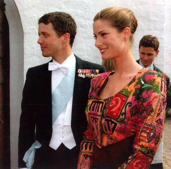 El príncipe Federico y Katja Storkholm, durante las mieles de noviazgo