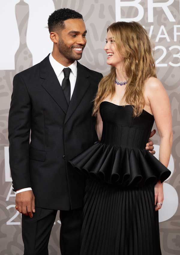Brit Awards Camille Razat y Lucien Laviscount