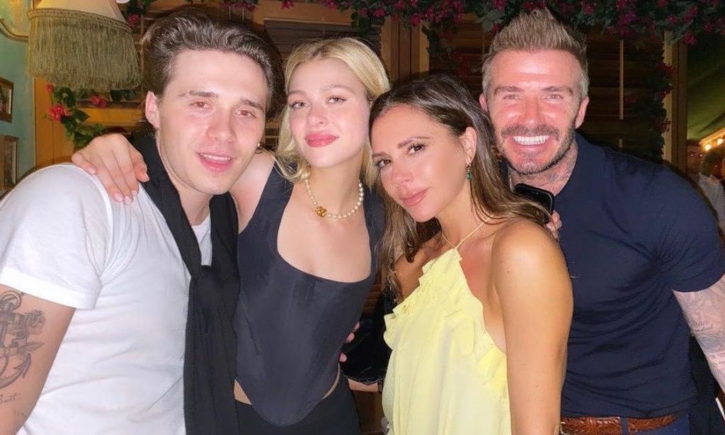 Brooklyn Beckham, Nicola Anne Peltz, Victoria and David Beckham