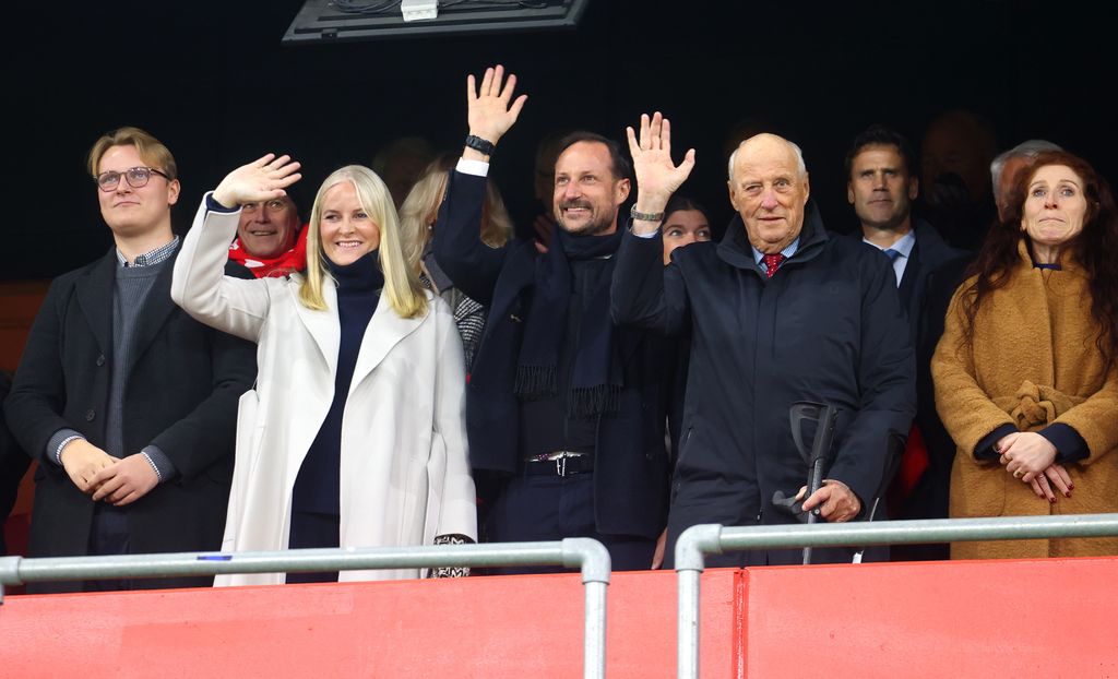 En el palco han recibido el cariño de toda la afición