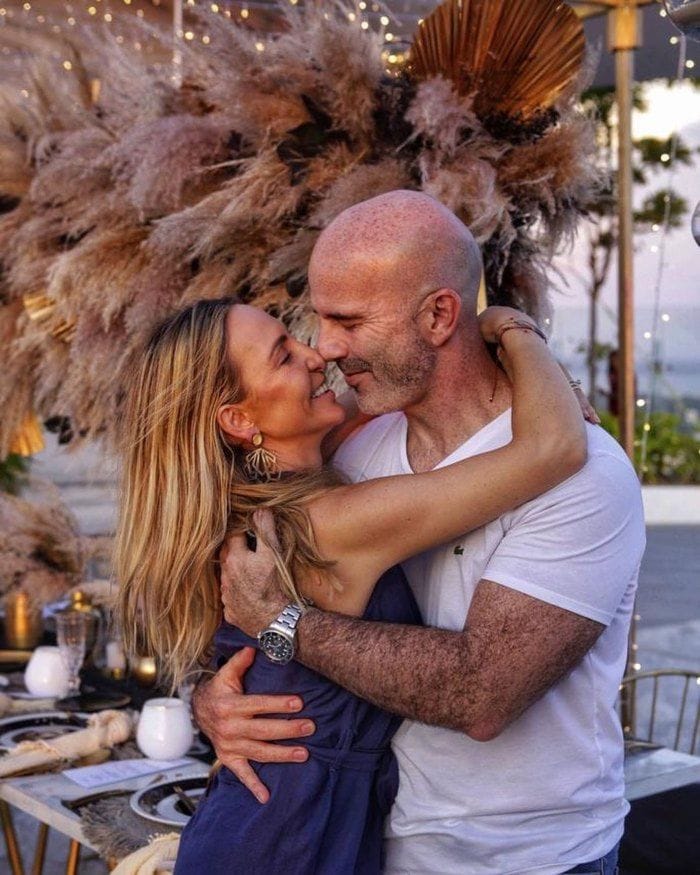 Érika Zaba y su marido, Francisco Oliveros