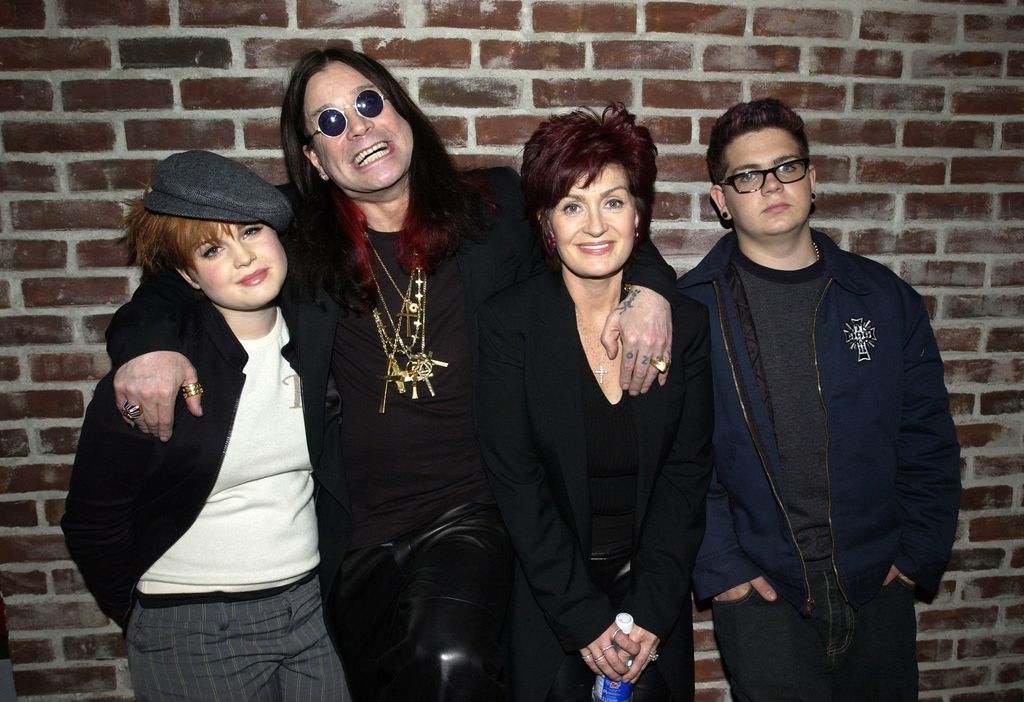 The Osbournes: Kelly Osbourne, Ozzy Osbourne, Sharon Osbourne y Jack Osbourne 