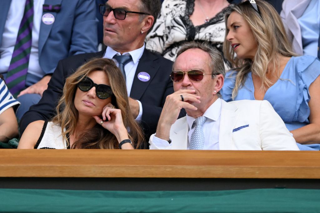 Jemima Goldsmith y Cameron O'Reilly en Wimbledon el pasado mes de julio