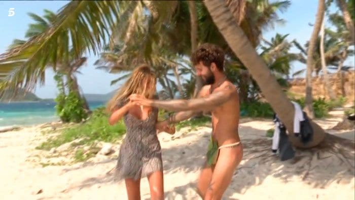 Ivana Icardi y Albert Barranco en 'Supervivientes'