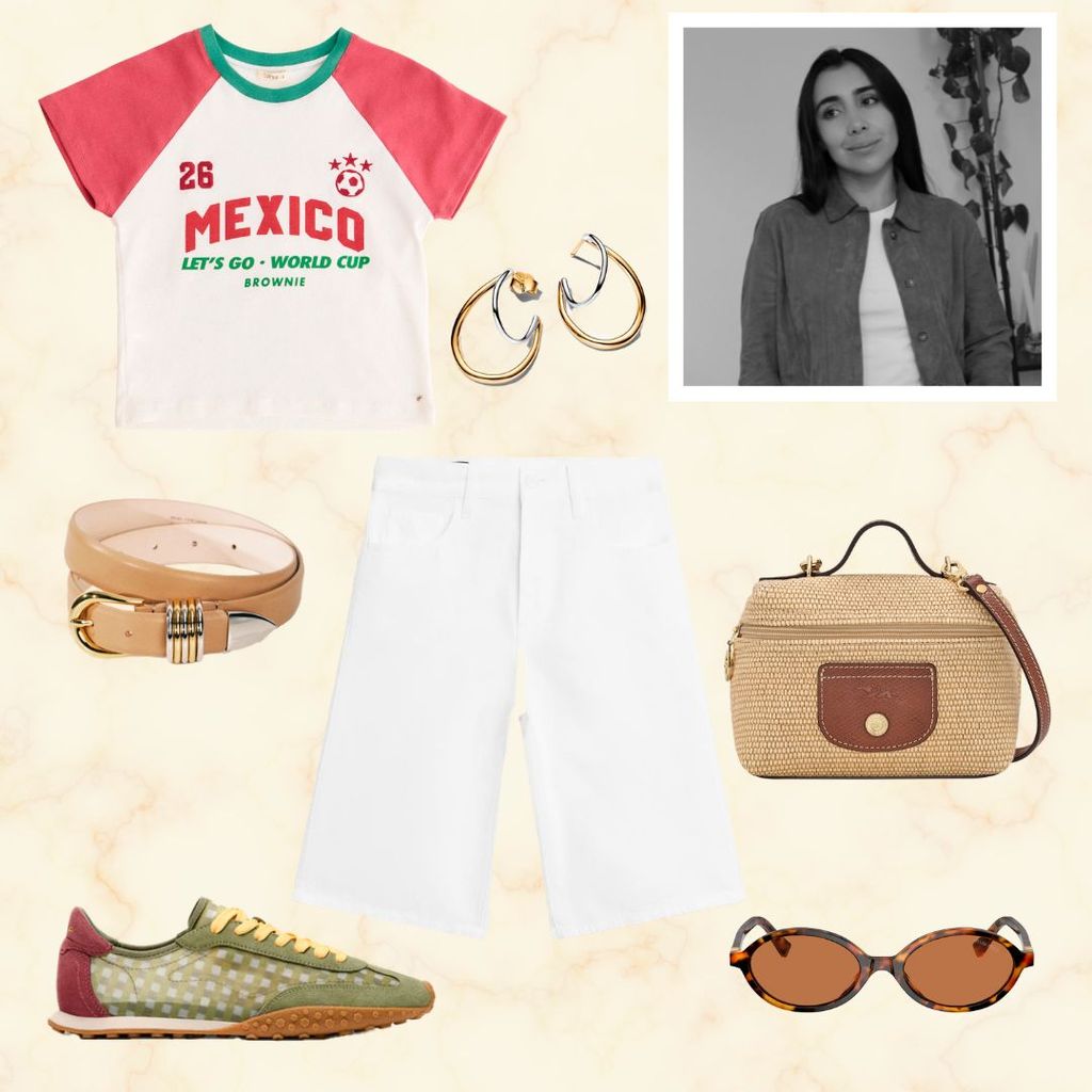 Look con camiseta de México para el Mundial