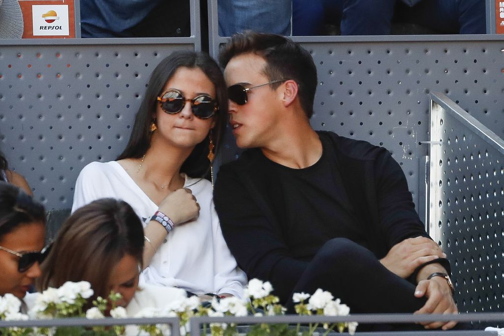 Victoria Federica y Gonzalo Caballero en el Mutua Madrid Open en 2019