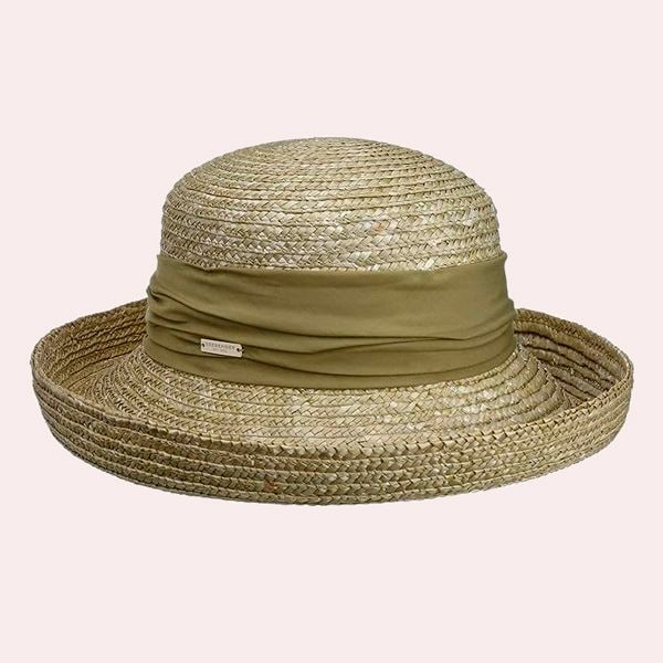 sombrero paja verde