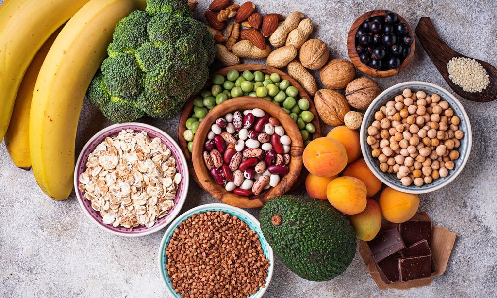 Granos, cereales, frutas y vegetales para la longevidad
