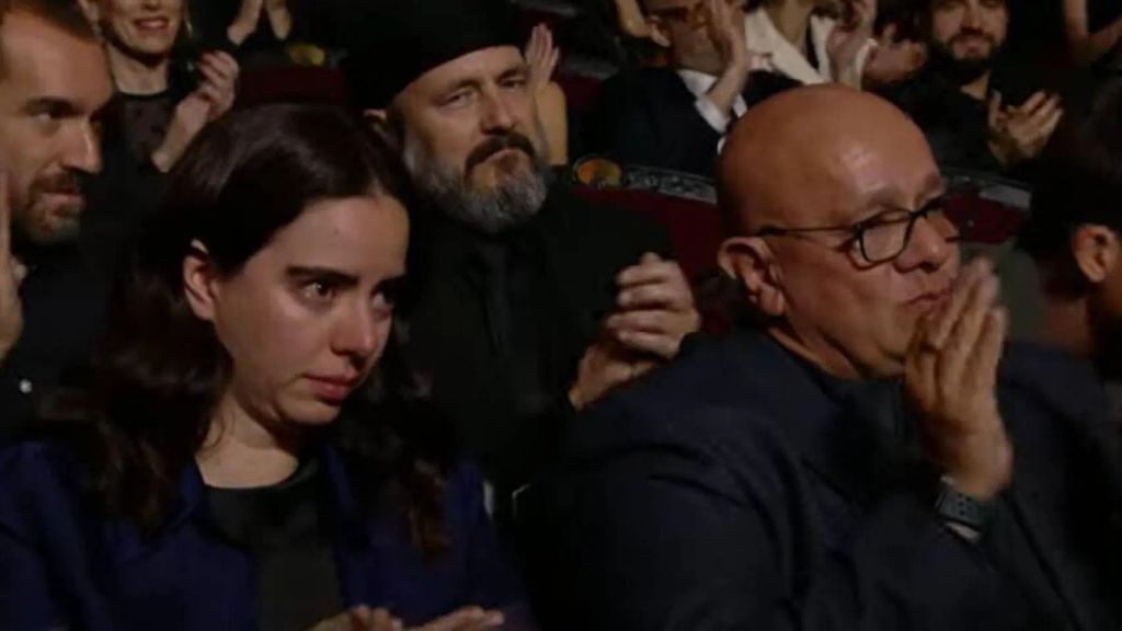 El periodista Josep Morell y Clara, marido e hija de Àngels Barcelo