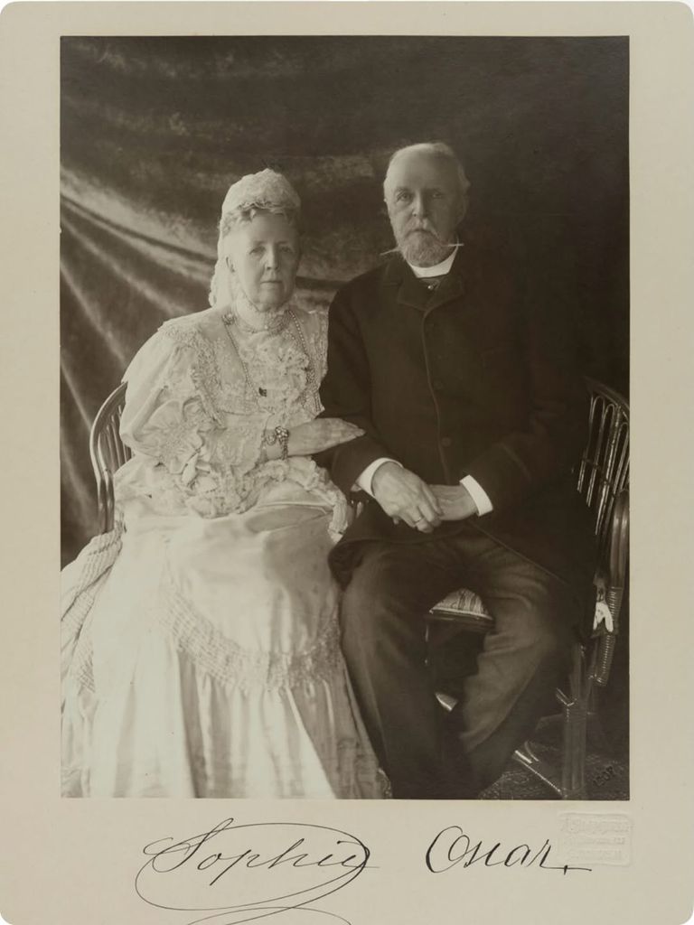 La foto de boda del rey Óscar II y la reina Sofía