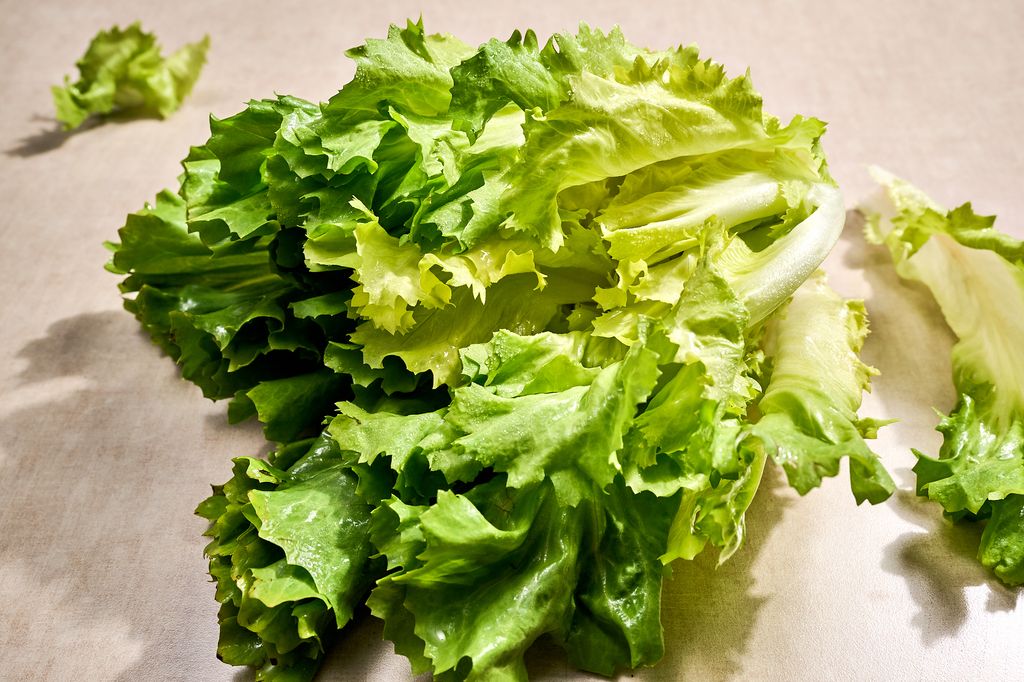 Verduras como espinaca y kale. 