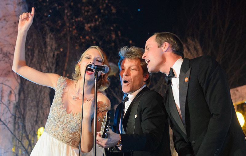 Taylor Swift y el príncipe Guillermo
