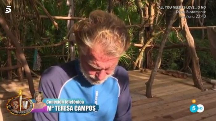 María Teresa Campos, entre lágrimas, tras mandar un romántico mensaje a Edmundo