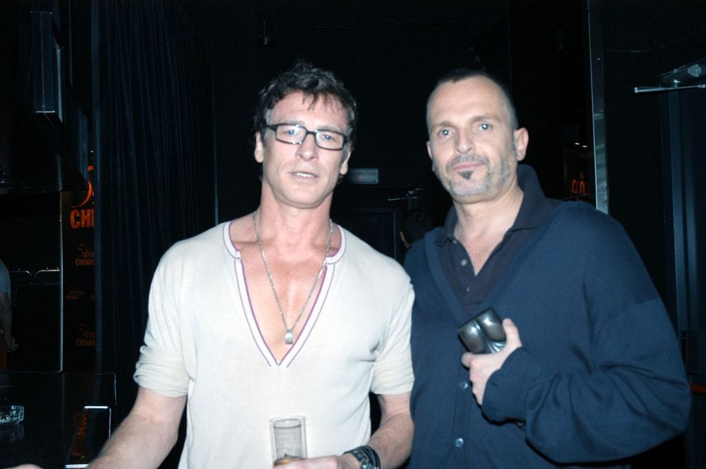 Nacho Duato y Miguel Bosé en 2005