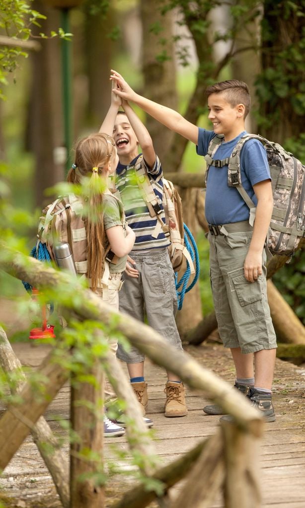 Niños de excursión