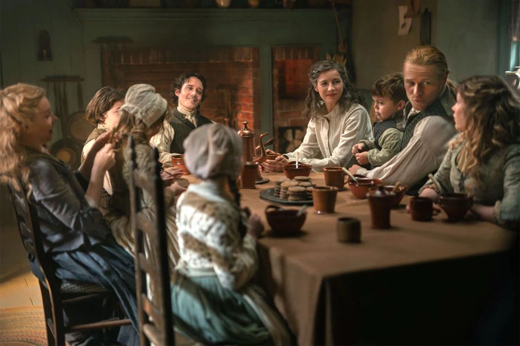 El equipo de Outlander se ha converitdo en una fmailia