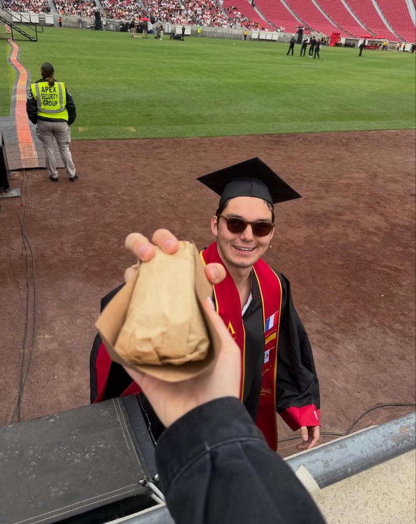 Un tentempié para el feliz graduado