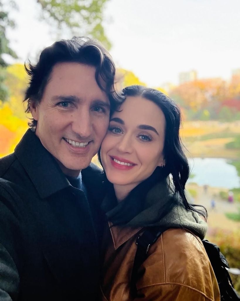 Katy con su nueva pareja, Justin Trudeau