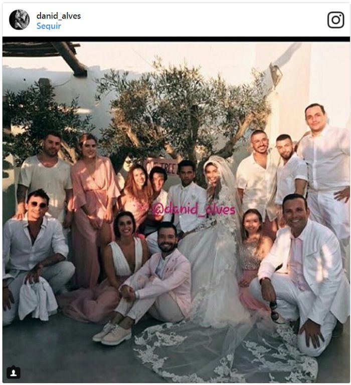Dani Alves y Joana Sanz se han casado por sorpresa en Formentera