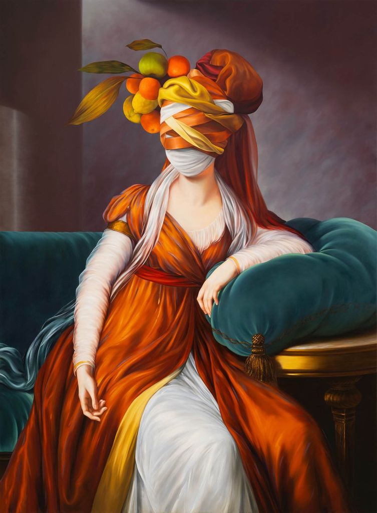 © Ewa Juszkiewicz
Portrait in Venetian Red (after Élisabeth Vigée Le Brun)