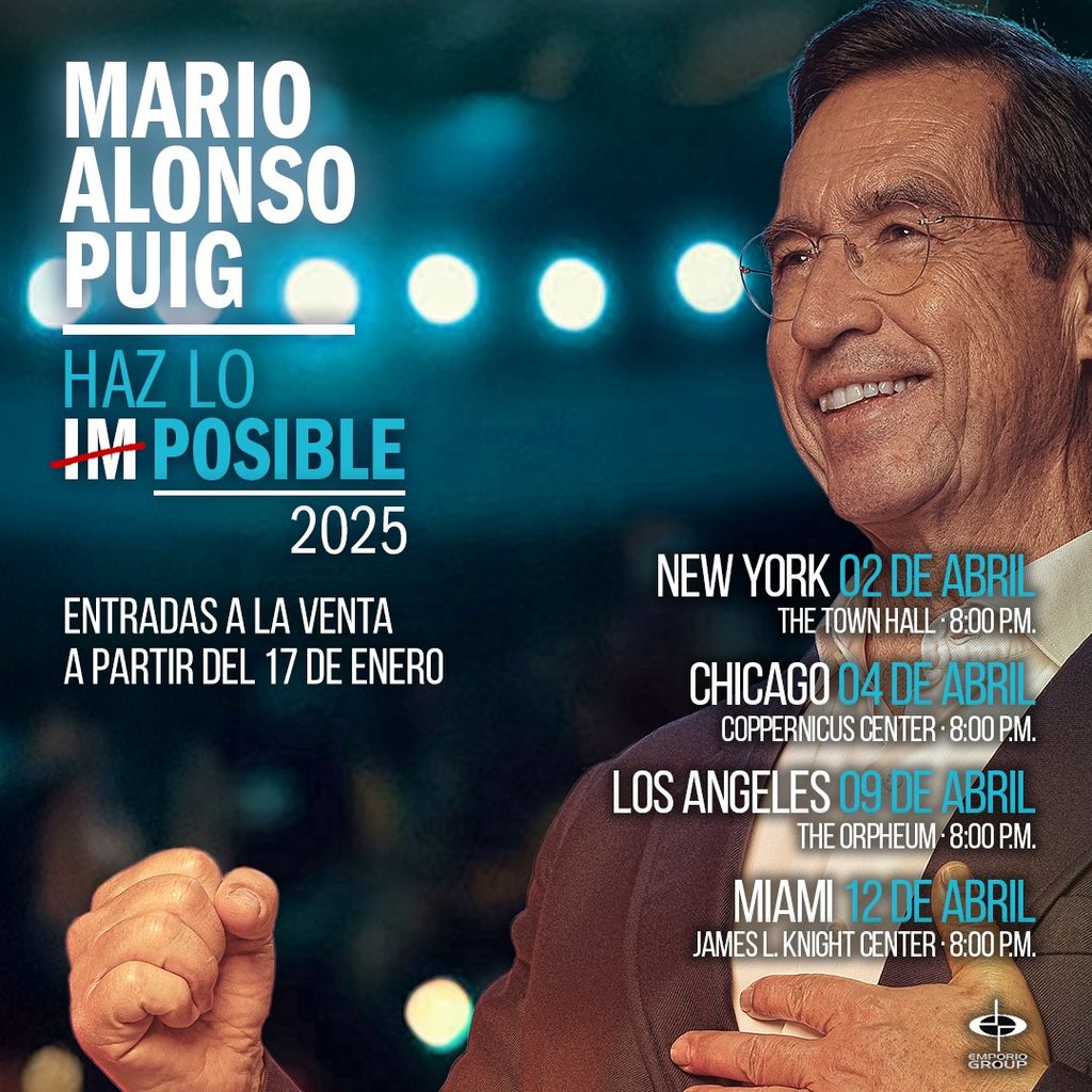 Mario Alonso Puig regresa a Estados Unidos con sus conferencias 'Haz Lo (Im) posible'. 