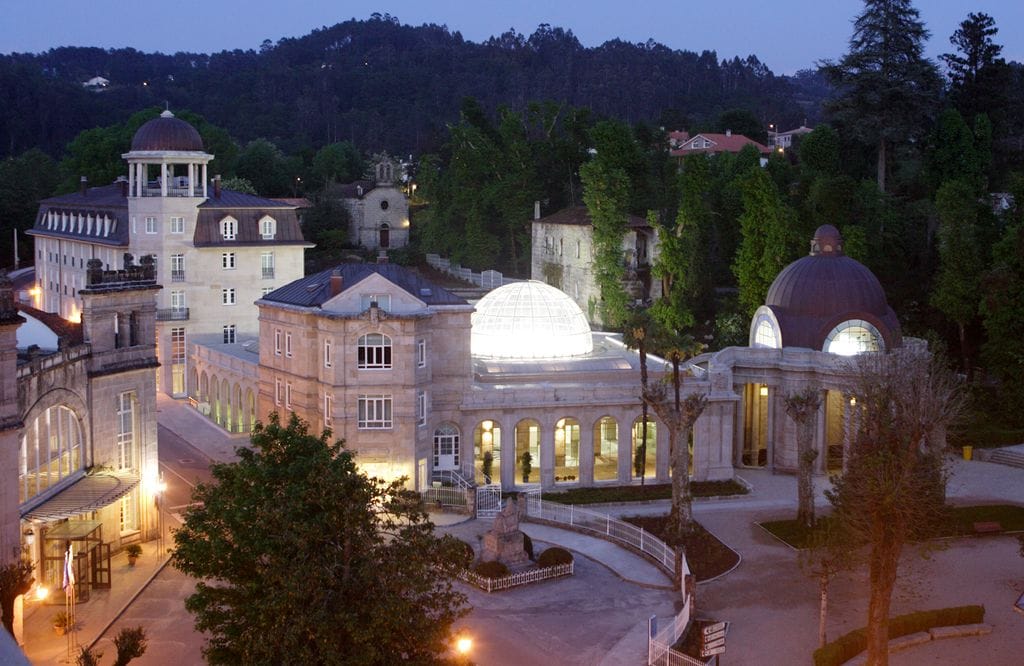 Vista panorámica del Balneario en la actualidad, con sus distintos espacios.