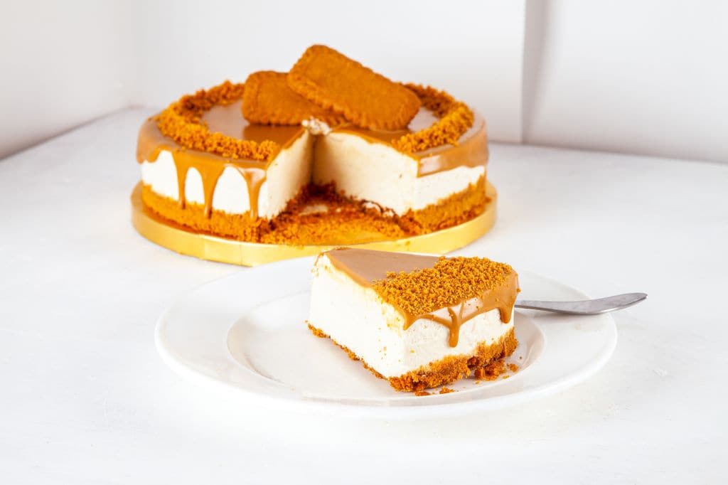 Cheesecake con sabor a galleta Lotus