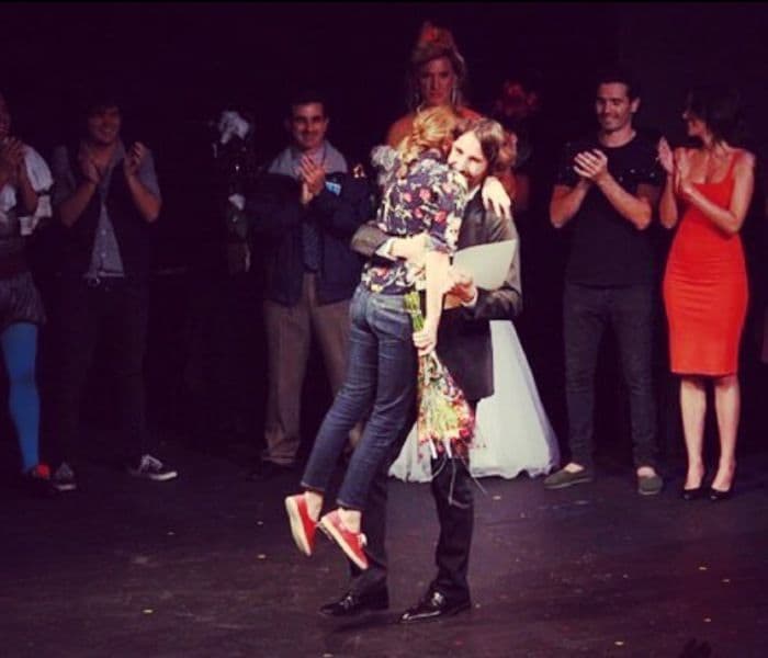 Elena Sanz, ganadora del MonologueSlam en el Chinese Theatre 