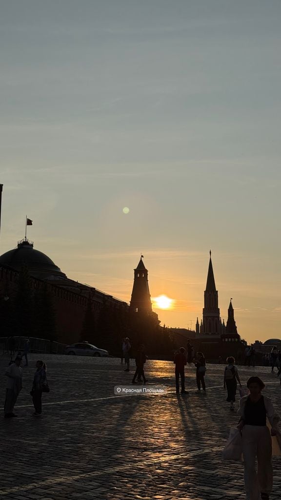 Irina Baeva compartió un bello atardecer en Rusia 