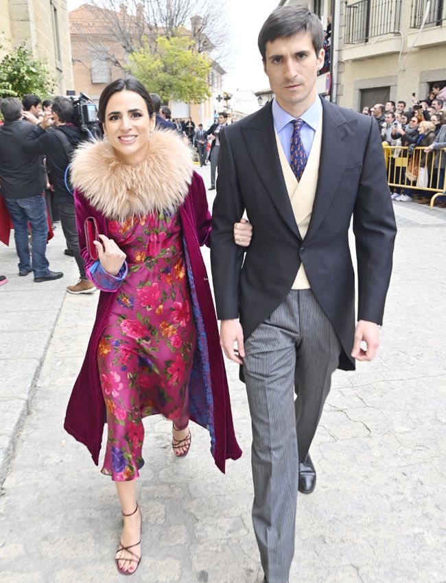 Blanca Sainz con su prometido, Guillermo Comenge