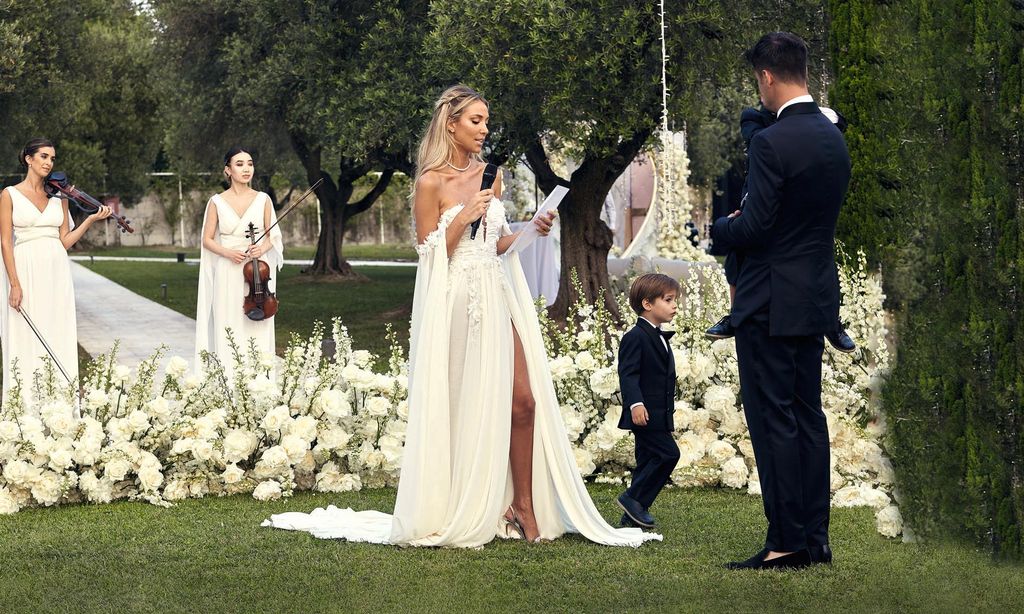 Alice Campello y Álvaro Morata reboda HOLA 4066
