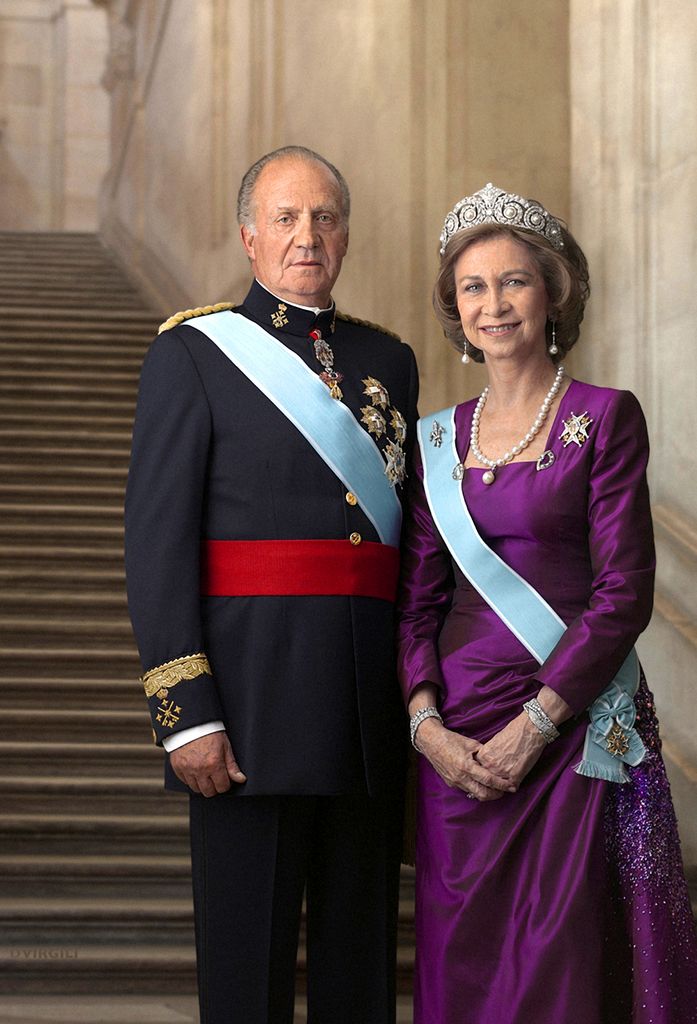 Retrato oficial de los Reyes en 2007