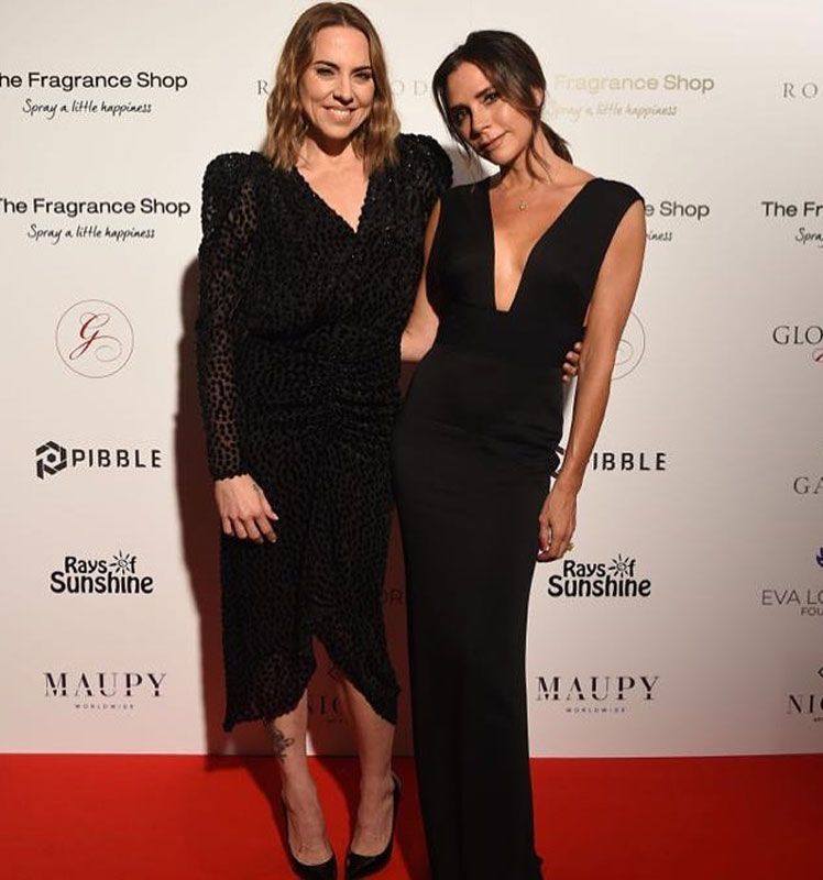 Mel C y Victoria Beckham 